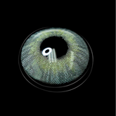 Lentes de contacto de color azul cereza hawaiano